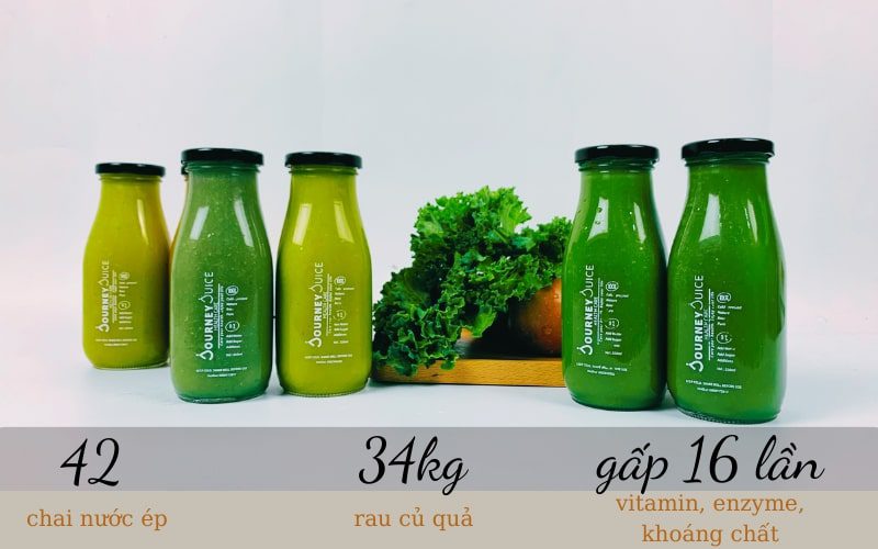 Chế độ dinh dưỡng được Journey Juice thiết kế đặc biệt