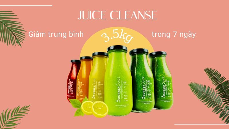 Giảm cân bằng phương pháp Juice Cleanse