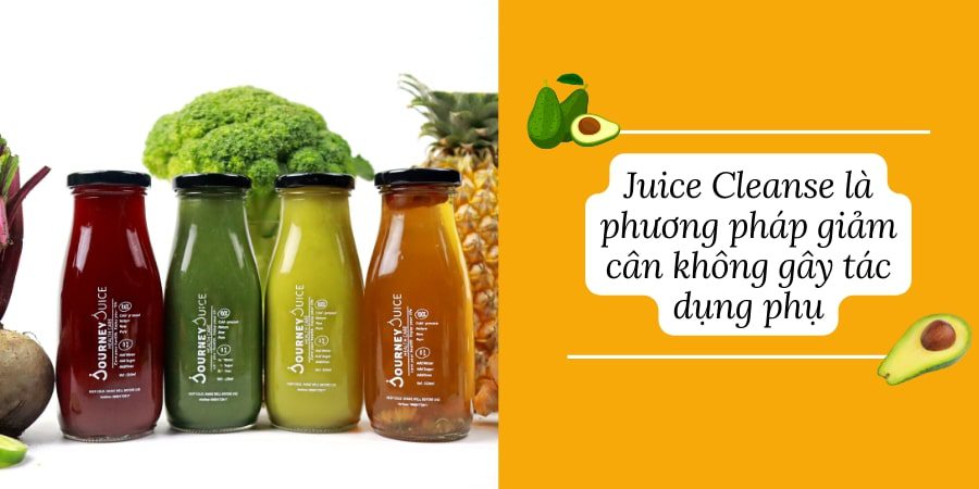 Juice Cleanse là phương pháp giảm cân không gây tác dụng phụ cho cơ thể
